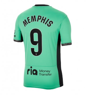 Atletico Madrid Memphis Depay #9 Koszulka Trzecich 2023-24 Krótki Rękaw